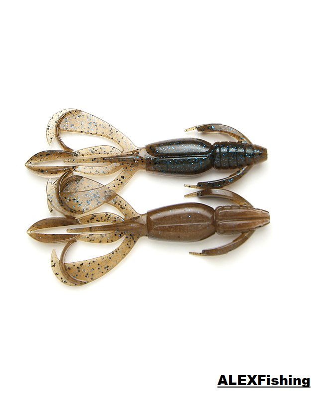 Guminukas Keitech Crazy Flapper 2,4"-434T Blue Back Cinnamon