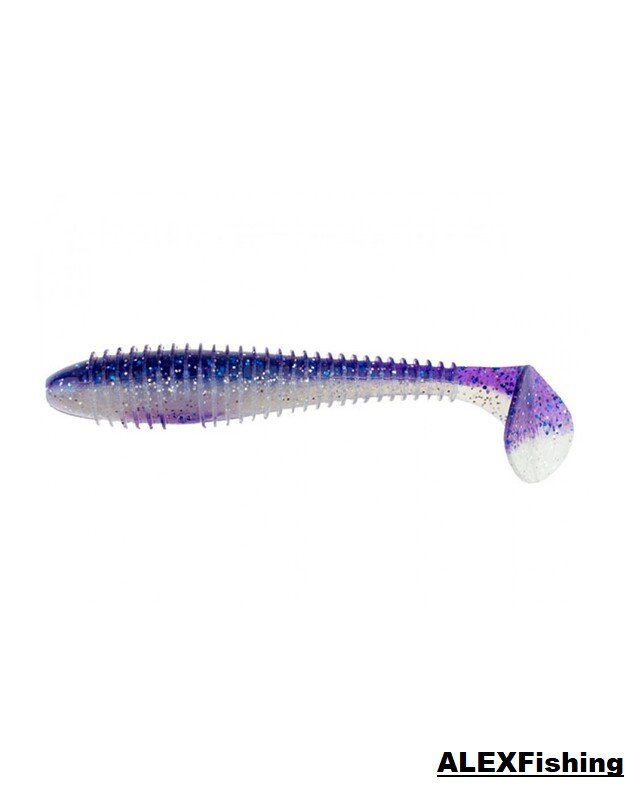 Guminukas Keitech Swing Impact FAT 4.8'' LT45T Purple Ice Shad