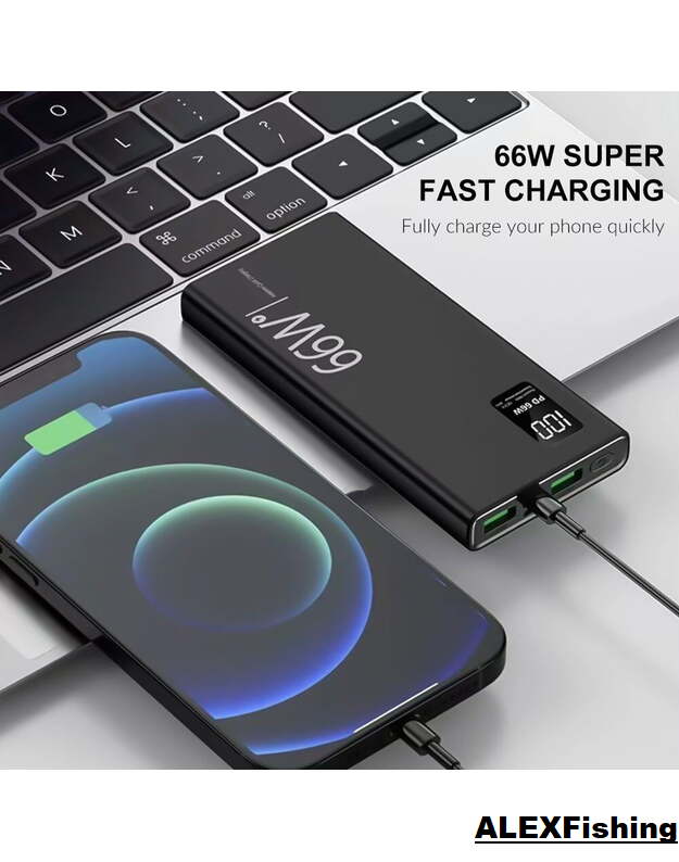 Išorinės baterijos Power Bank 66W PD
