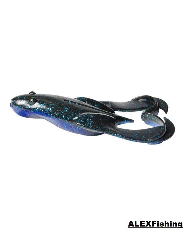 Guminukas Keitech Noisy Flapper 3,5" 413T Black Blue