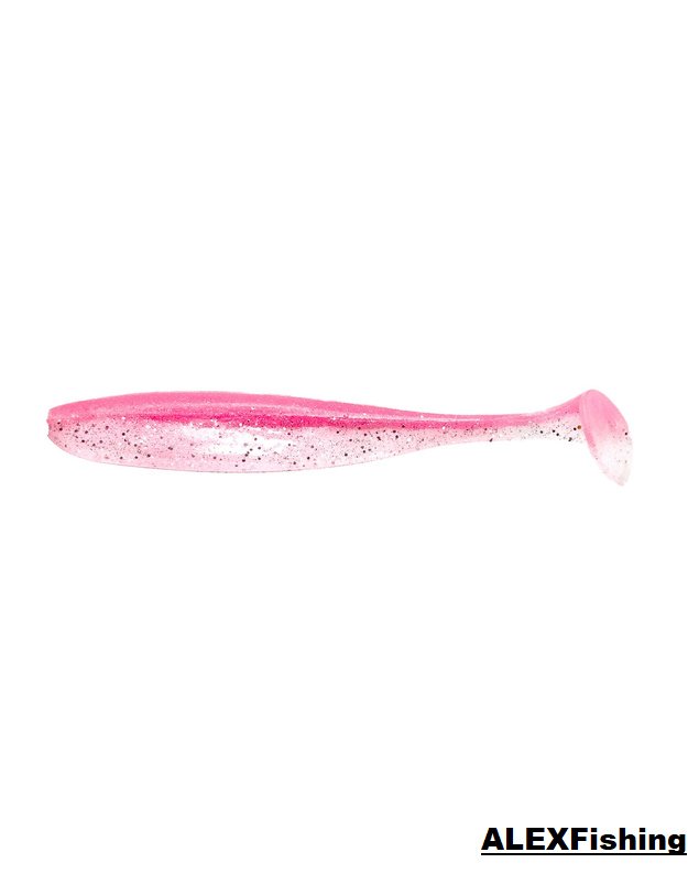 Guminukas Keitech Easy Shiner 5"- 535T Pink Silver Glow