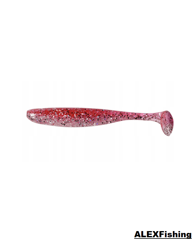 Guminukas Keitech Easy Shiner 4.5"- LT72 LT Sparkling Pink Shad