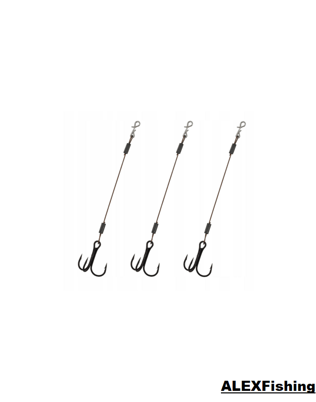 Sistemėlė Miracle Fish 1x7 Stinger 3.5cm/#8/15kg. 3vnt