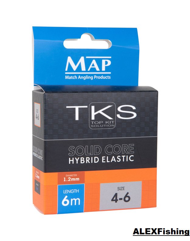 Elastinė guma Map TKS  Hybrid Pole Elastic #4-6 1.2mm 6M