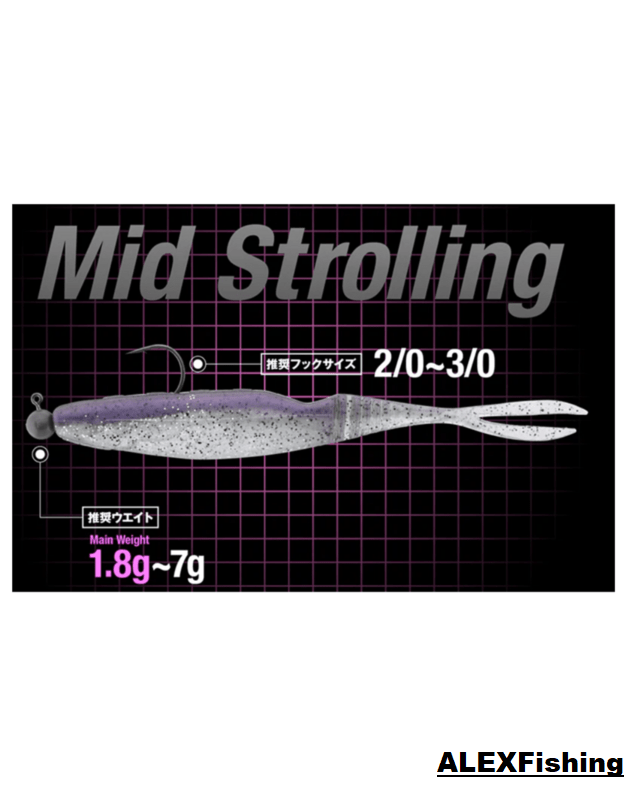 Guminukas Jackall Bital Minnow 5" Lively Wakasagi 5vnt 3
