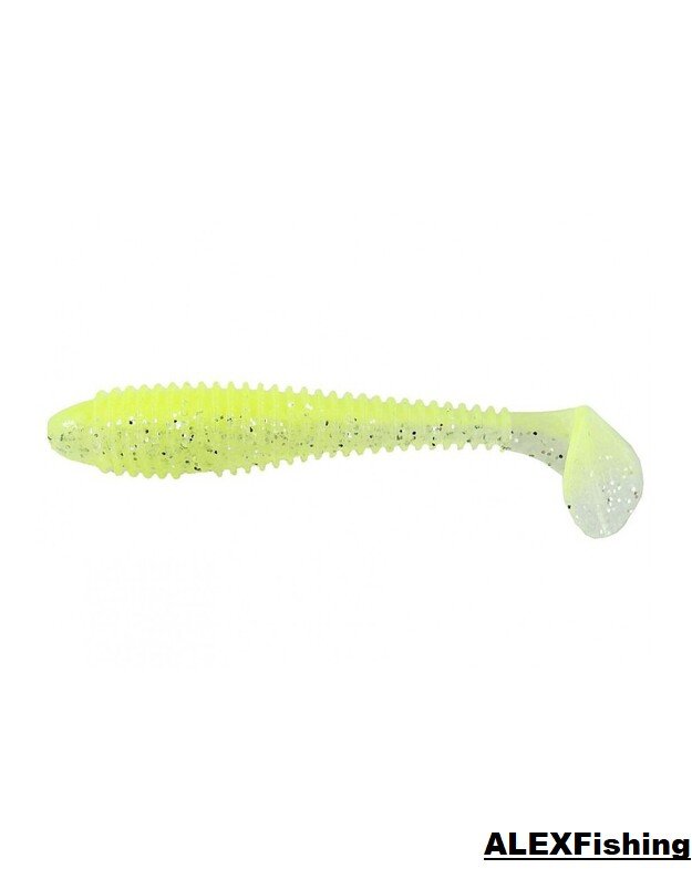 Guminukas Keitech Swing Impact FAT 5.8" LT16T Chartreuse Ice