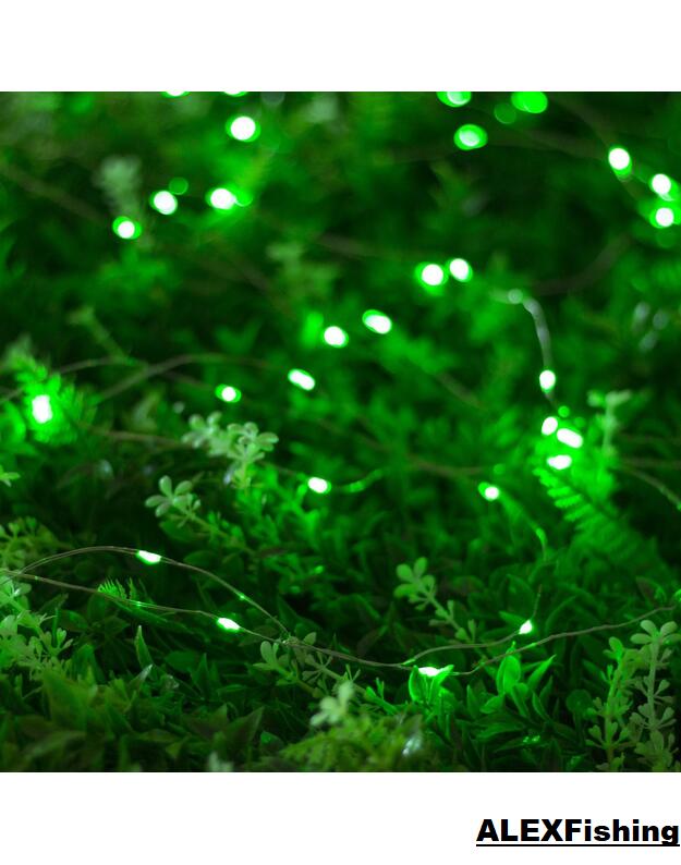 500 Led lanksti vielos girlianda 50m Žalia 7