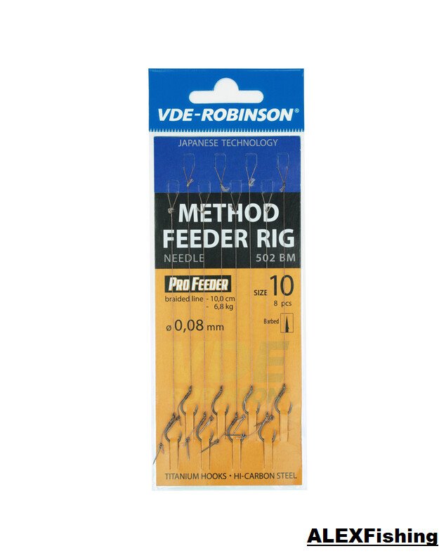 Pavadėlis su pintu valu VDE-Robinson Method Feeder Needle 502BM #10 / 0.08mm