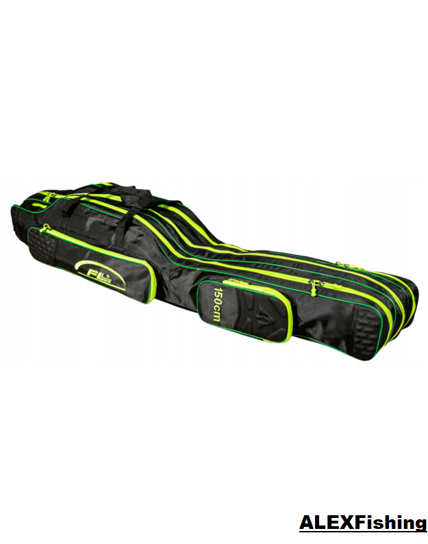 Dėklas meškerėms FL PRO BLACK 150m 3 skyrių 1