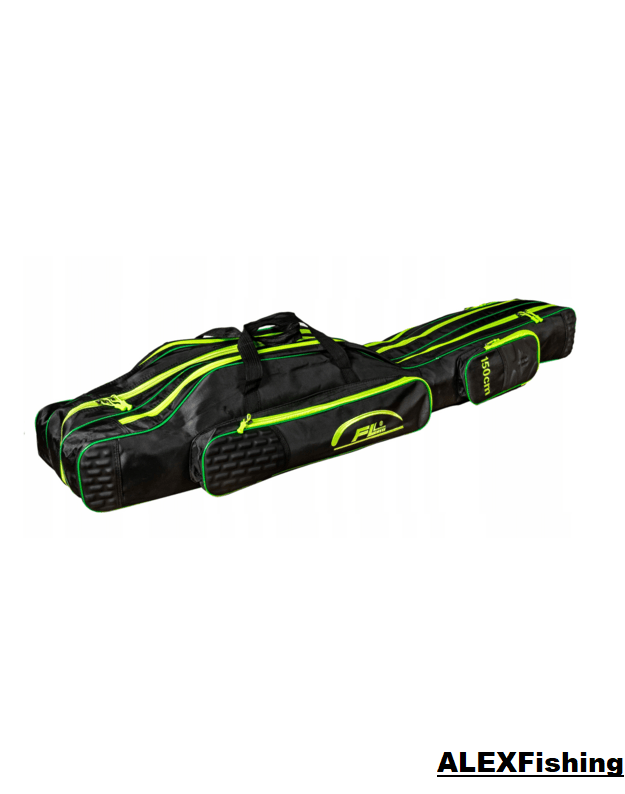 Dėklas meškerėms FL PRO BLACK 150m 3 skyrių