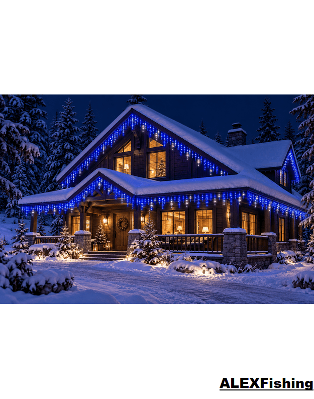  LED girlianda Varvekliai 240 LED 14 m Mėlyna + Flash blykstė 