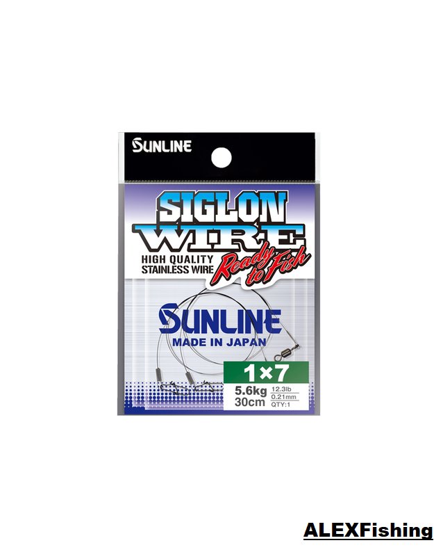 Pavadėlis Sunline Siglon Wire 1x7 18.4kg / 20cm