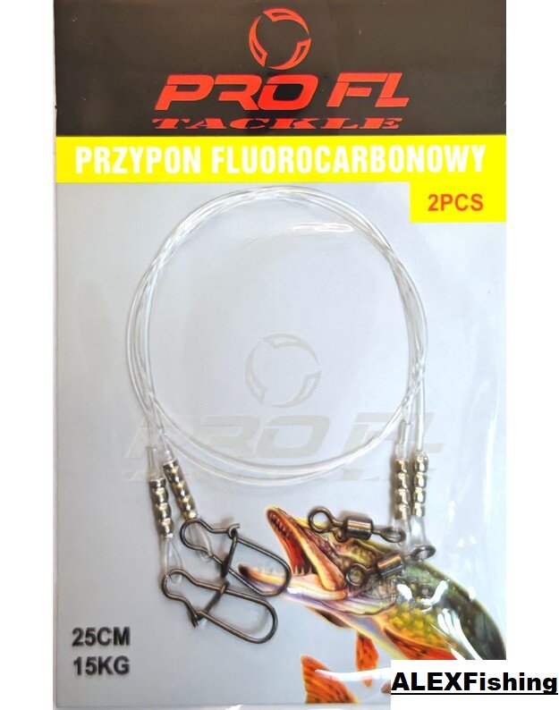 Fluorokarboninis Pavadėlis Pro FL  35cm 15kg 2vnt
