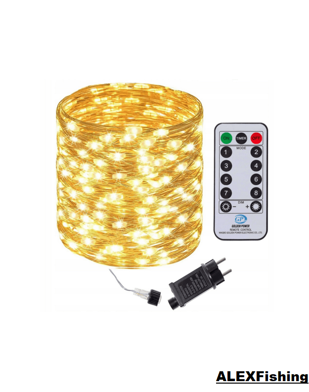 Vielinė Girlianda "Rasa" 500 Led 50m Šilta balta