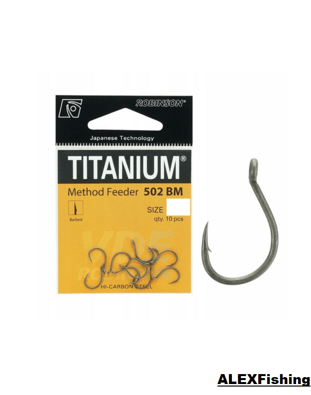 Kabliukai VDE-Robinson Titanium Method Feeder 502BM #14