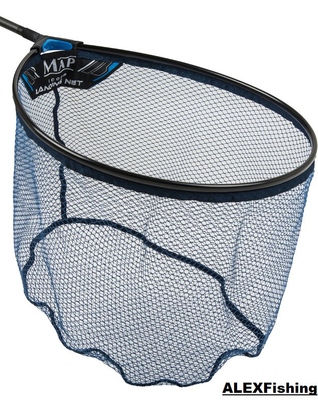 Graibšto galva Map Hair Rigger Landing Net 16'' 40x49 cm Gumotas 