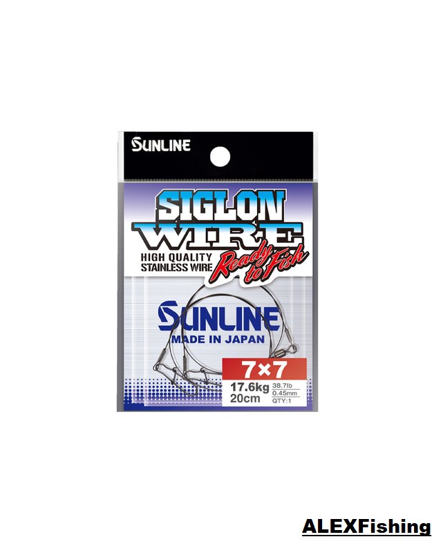 Pavadėlis Sunline Siglon Wire 7x7 17.6kg / 40cm