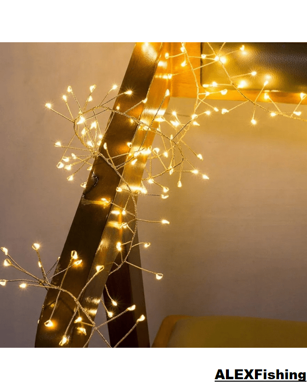 300 Led lanksti vielos girlianda 15m Šilta balta 2