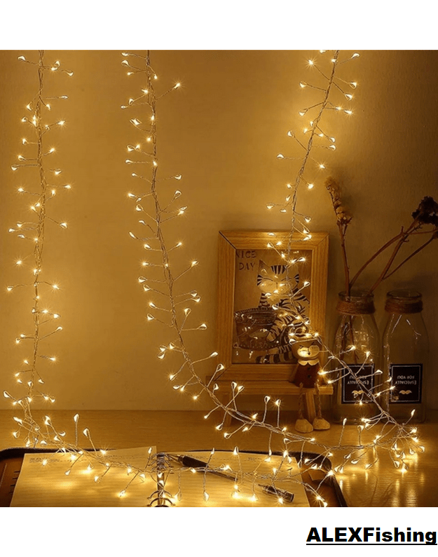 300 Led lanksti vielos girlianda 15m Šilta balta 3