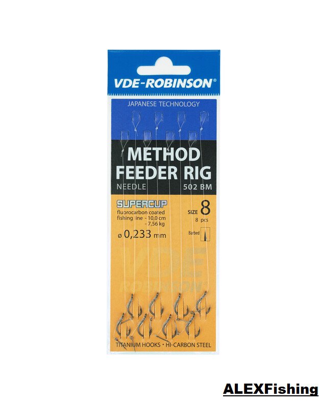 Kabliukai su pavadeliu VDE-Robinson Method Feeder Needle 502BM #4 / 0.245mm