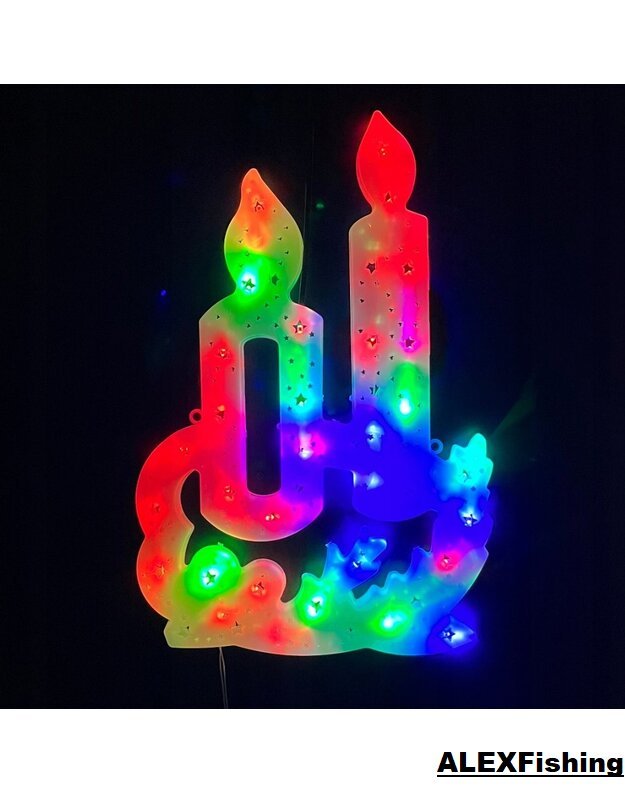 Kalėdinė LED dekoracija Žvakės