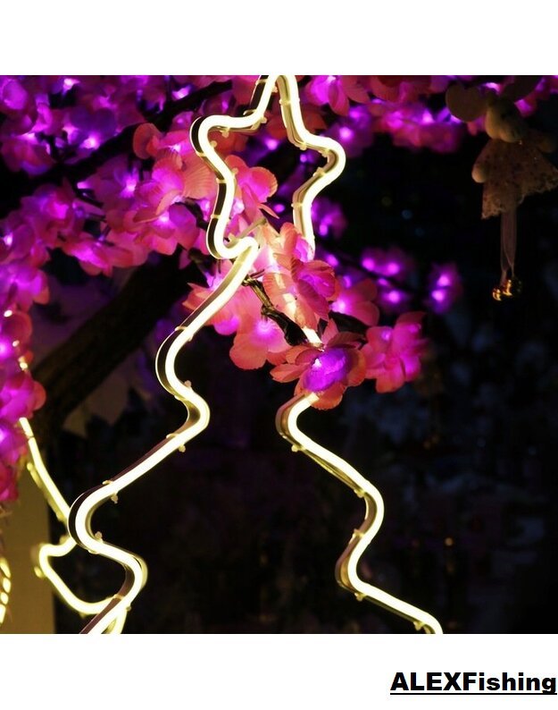 Kalėdinė LED dekoracija Eglutė Neon Šilta balta