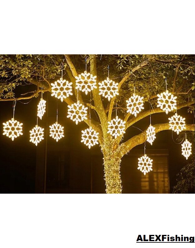 Kalėdinė LED dekoracija Snaigė Neon 40cm