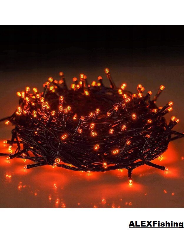 500 Led lempučių girlianda Raudona