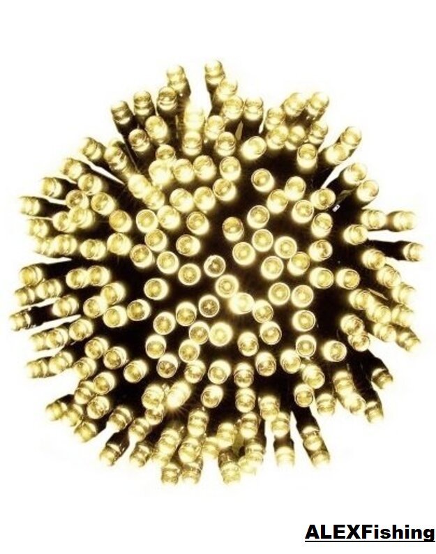 100 Led lempučių girlianda Šilta balta