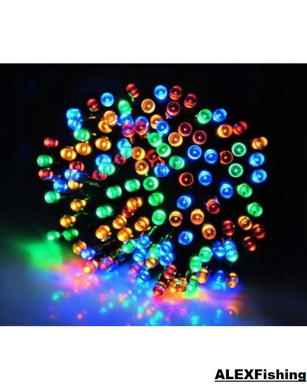 300 Led lempučių girlianda Spalvota