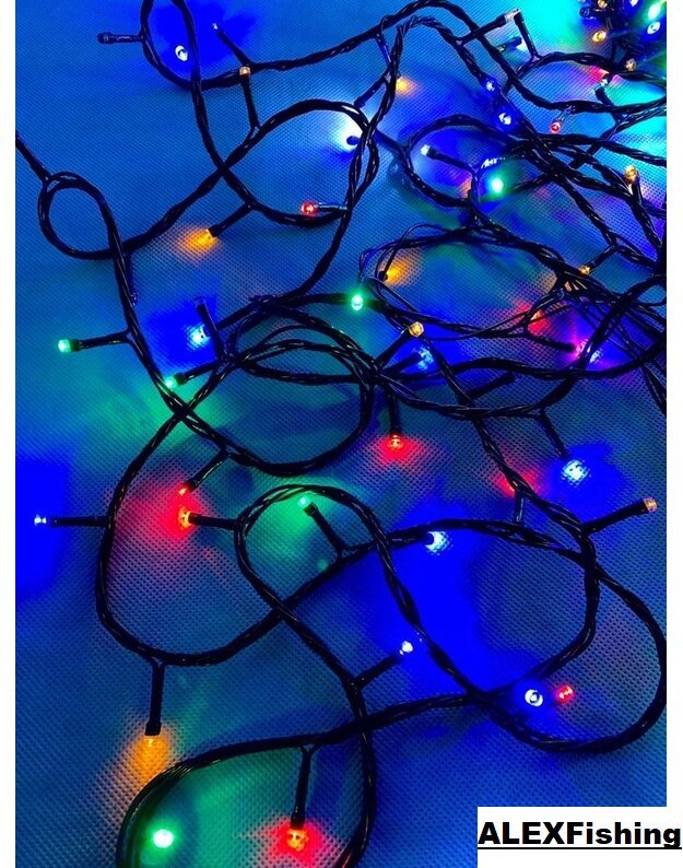 300 Led lempučių girlianda Spalvota