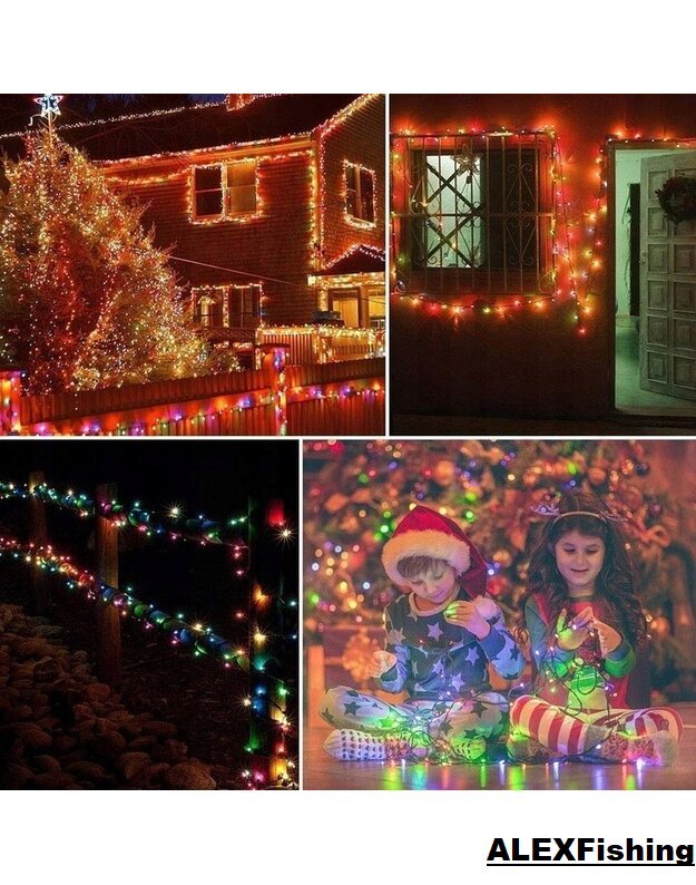 300 Led lempučių girlianda Spalvota
