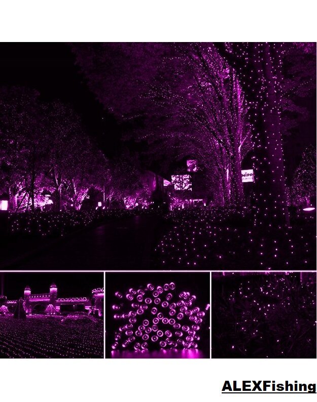 300 Led lempučių girlianda Violetinė