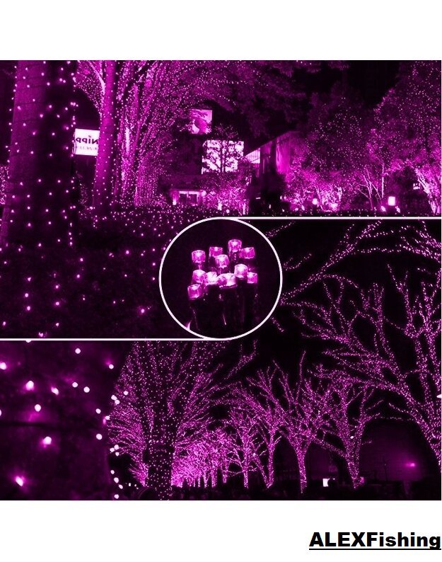 100 Led lempučių girlianda Violetinė