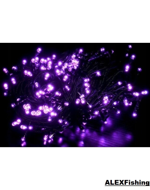 100 Led lempučių girlianda Violetinė