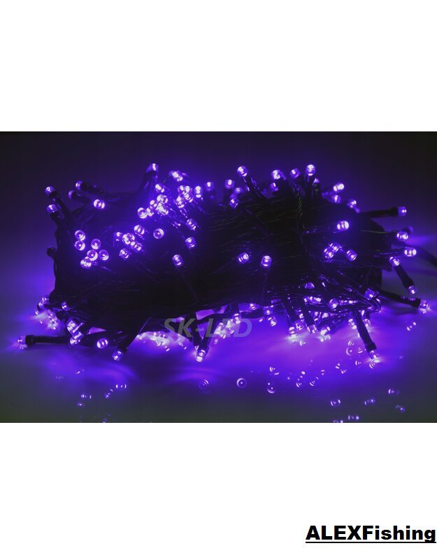 100 Led lempučių girlianda Violetinė