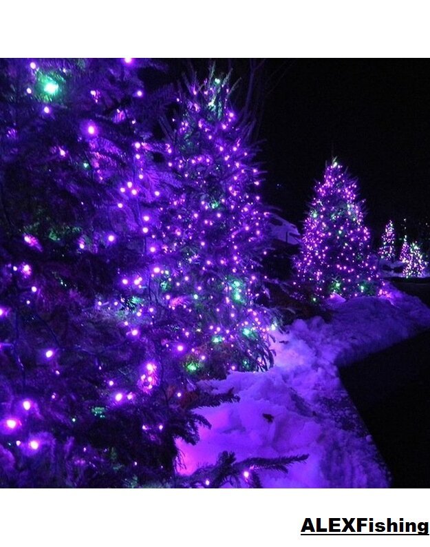 100 Led lempučių girlianda Violetinė