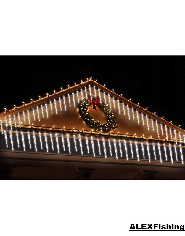 LED girlianda meteorų lietus varvekliai 50cm Spalvota 1