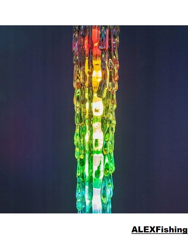 LED girlianda meteorų lietus varvekliai 50cm Spalvota 4