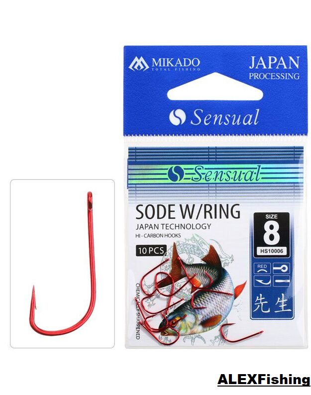 Kabliukas MIKADO SENSUAL SODE WITH RING RED