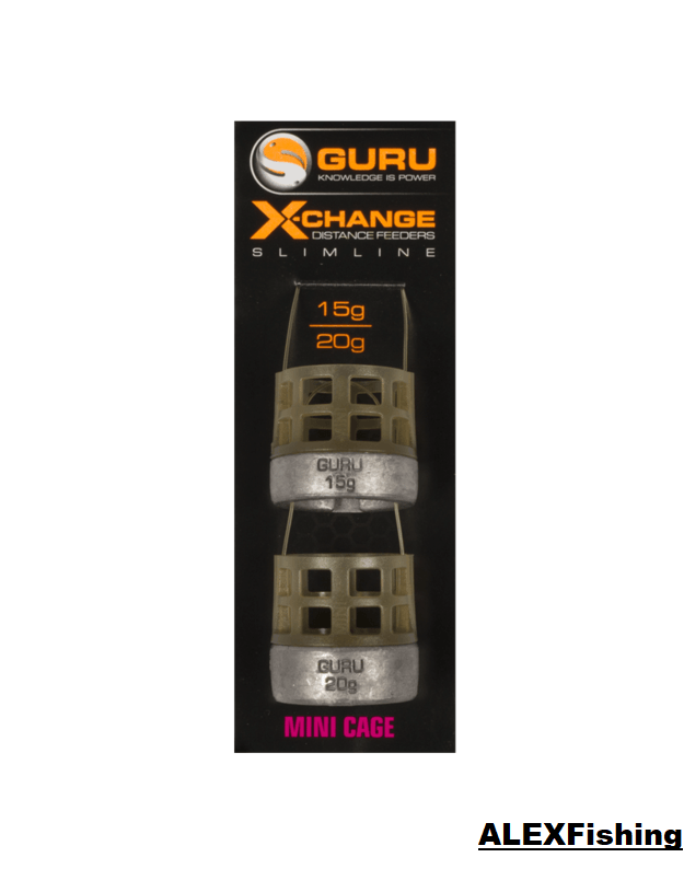 Šėrykla Guru Slimline X-Change Distance Feeder Mini 15g + 20g
