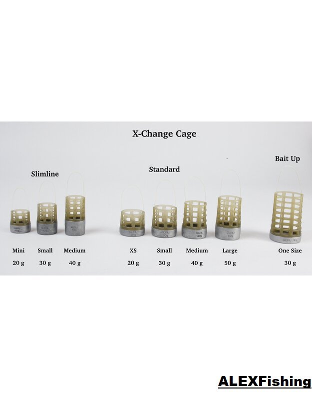 Šėrykla Guru X-Change Distance Feeder Cage Medium 20g+30g 