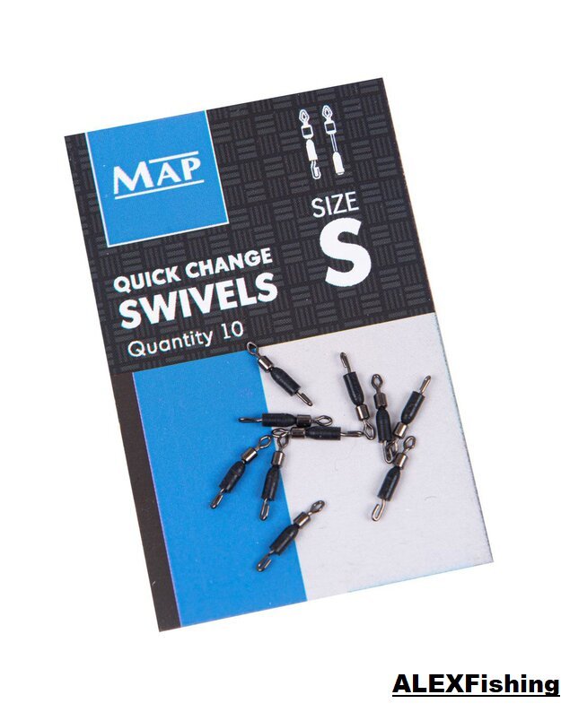 Segtukai pavadėliams MAP Quick Change Swivel Small