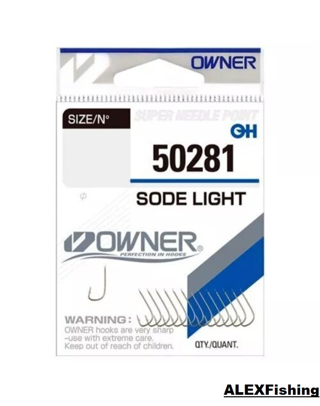 Kabliukai Owner Sode Light 50281