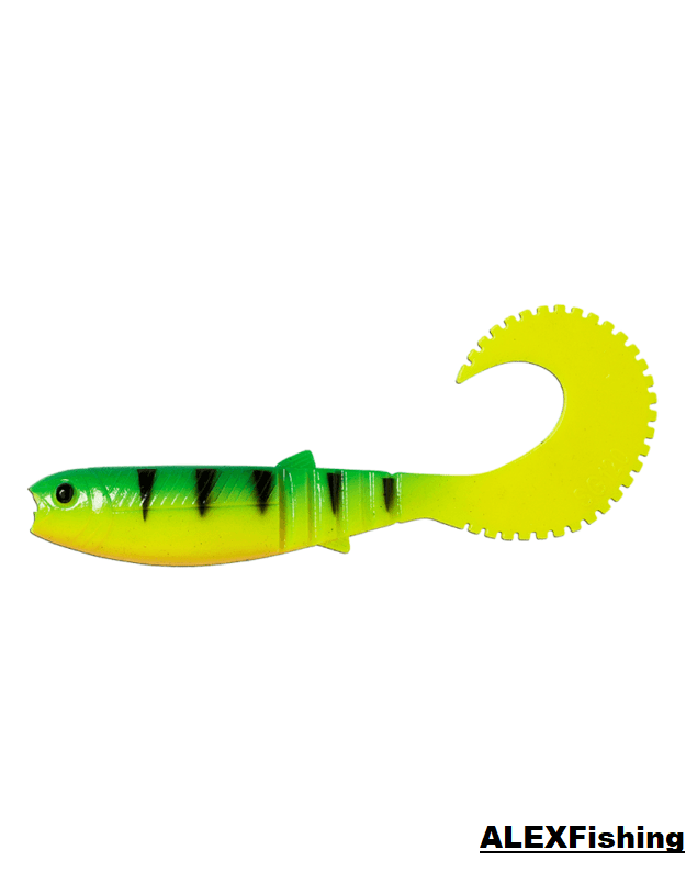 Guminukai Savage Gear CANNIBAL CURLTAIL 12.5CM 10G FIRETIGER 