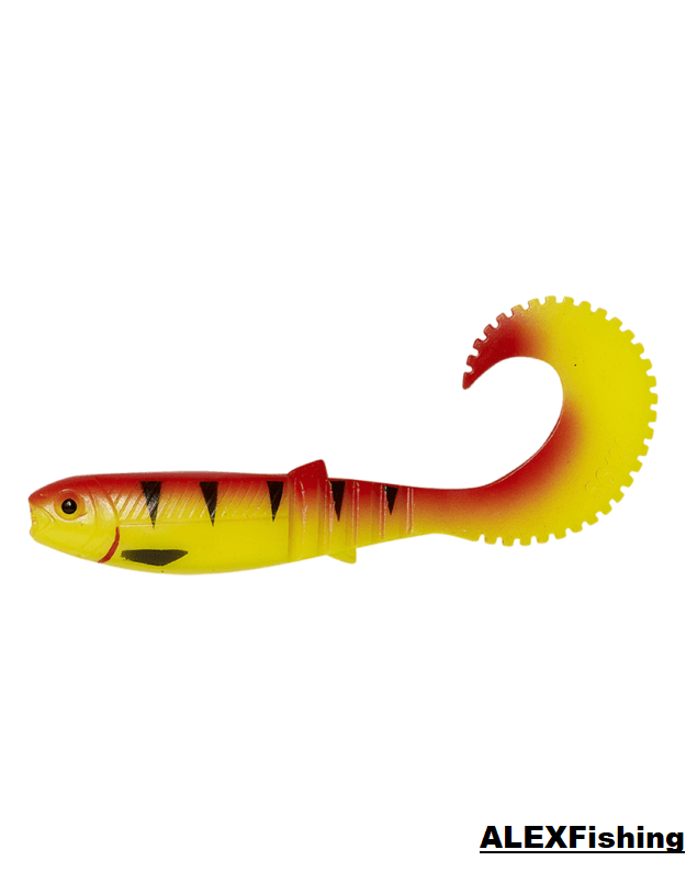 Guminukai Savage Gear CANNIBAL CURLTAIL 12.5CM 10G GOLDEN AMBULANCE 