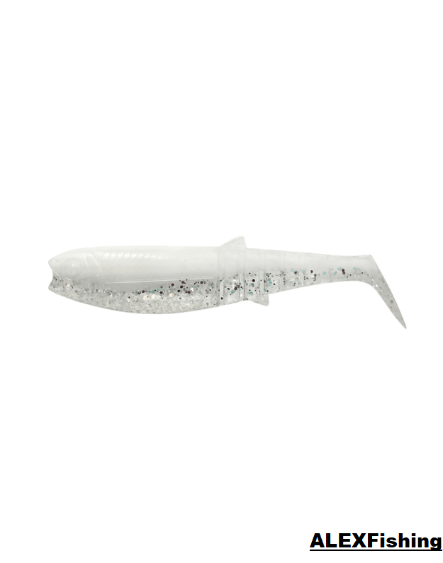 Guminukas Savage Gear Cannibal Shad 12.5cm 20g Fluo White Flash