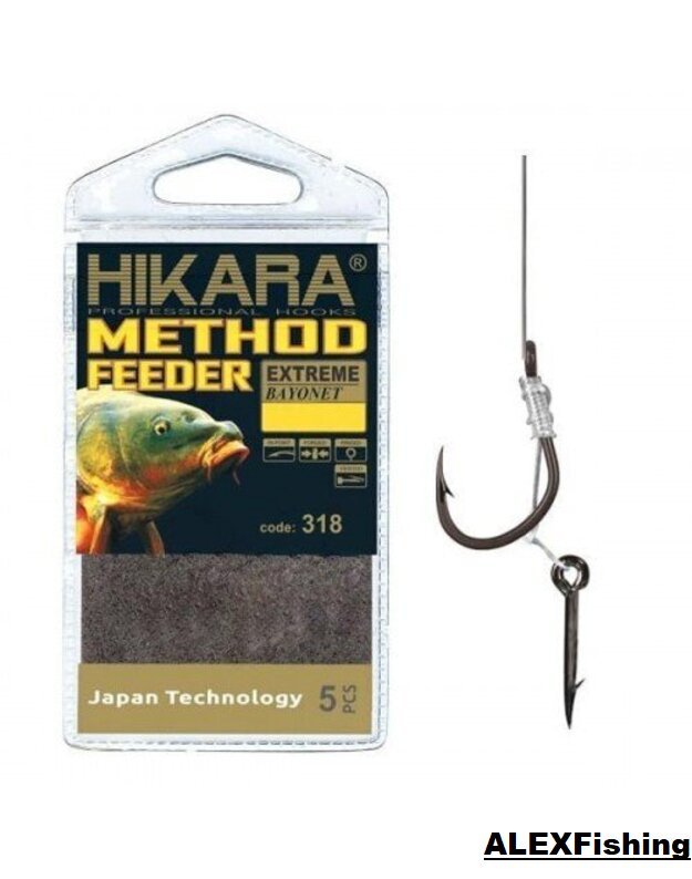 Pavadėlis Hikara Method Feeder rig EXTREME N 8/0.24mm